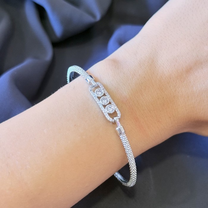 Gümüş Trio Bilezik resmi