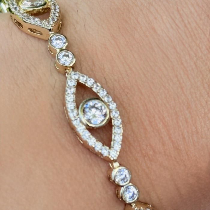 Nazar Gözü Taşlı Bileklik  resmi