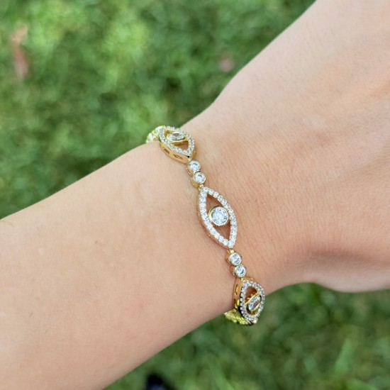 Nazar Gözü Taşlı Bileklik  resmi