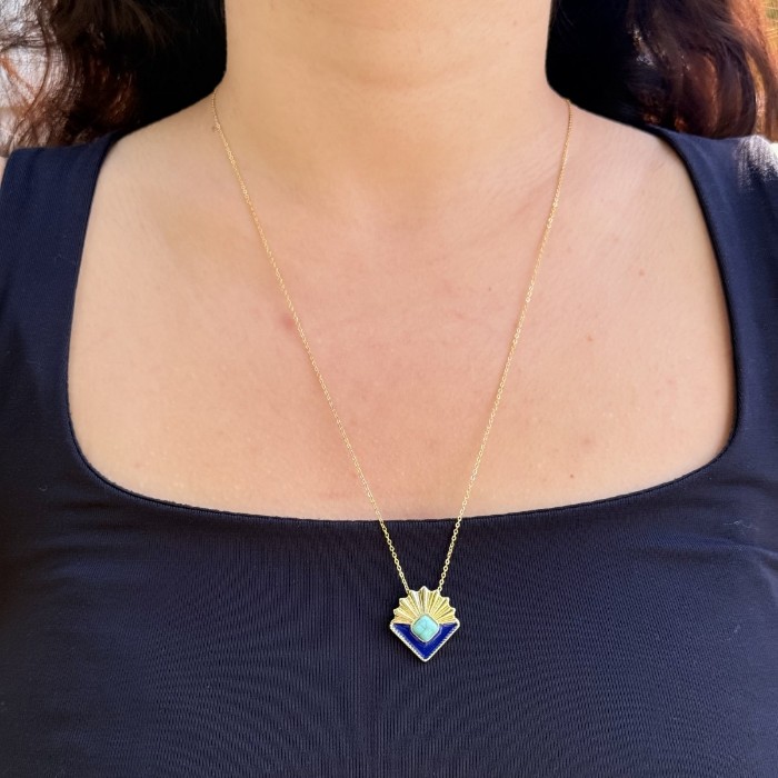 Altın Işığı Kolye  resmi