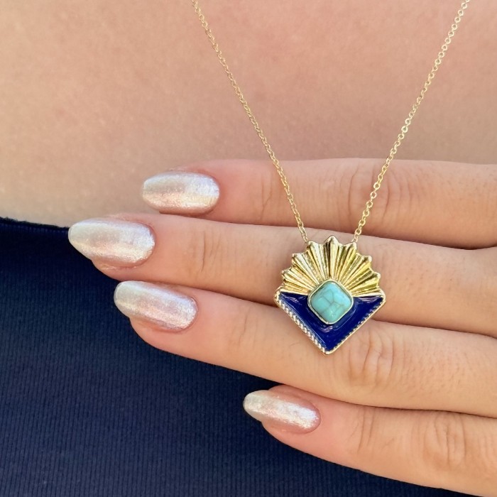 Altın Işığı Kolye  resmi