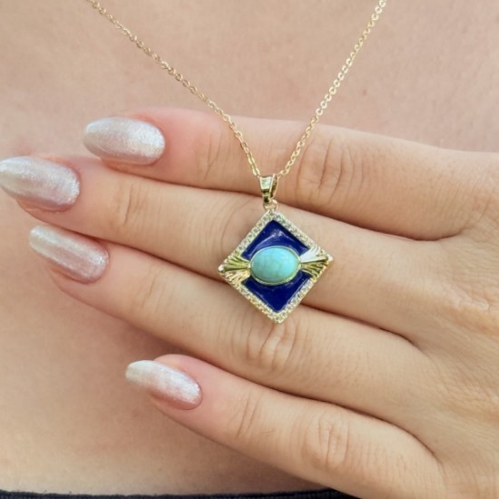 Gece ve Güneş Kolye  resmi