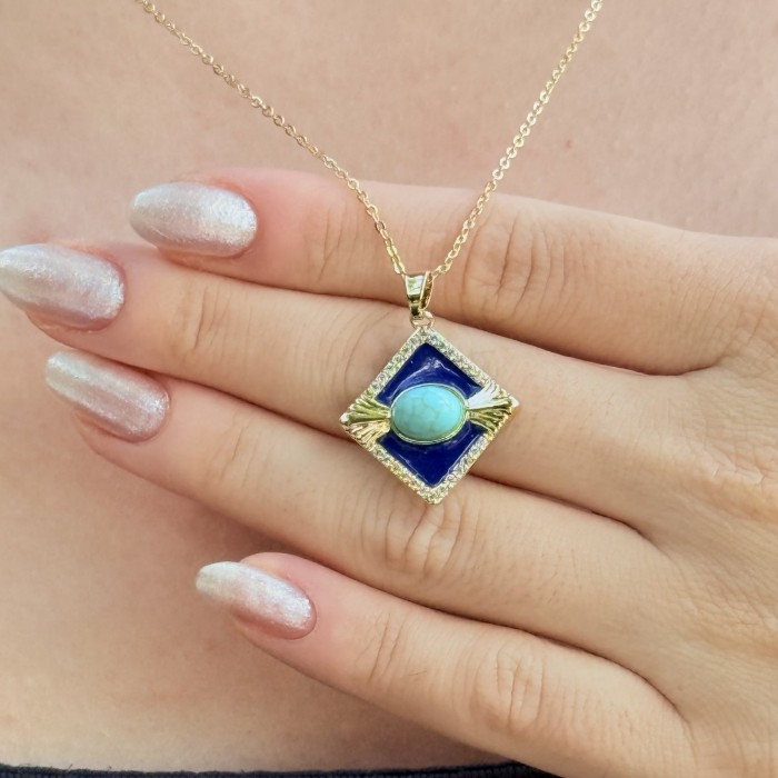 Gece ve Güneş Kolye  resmi