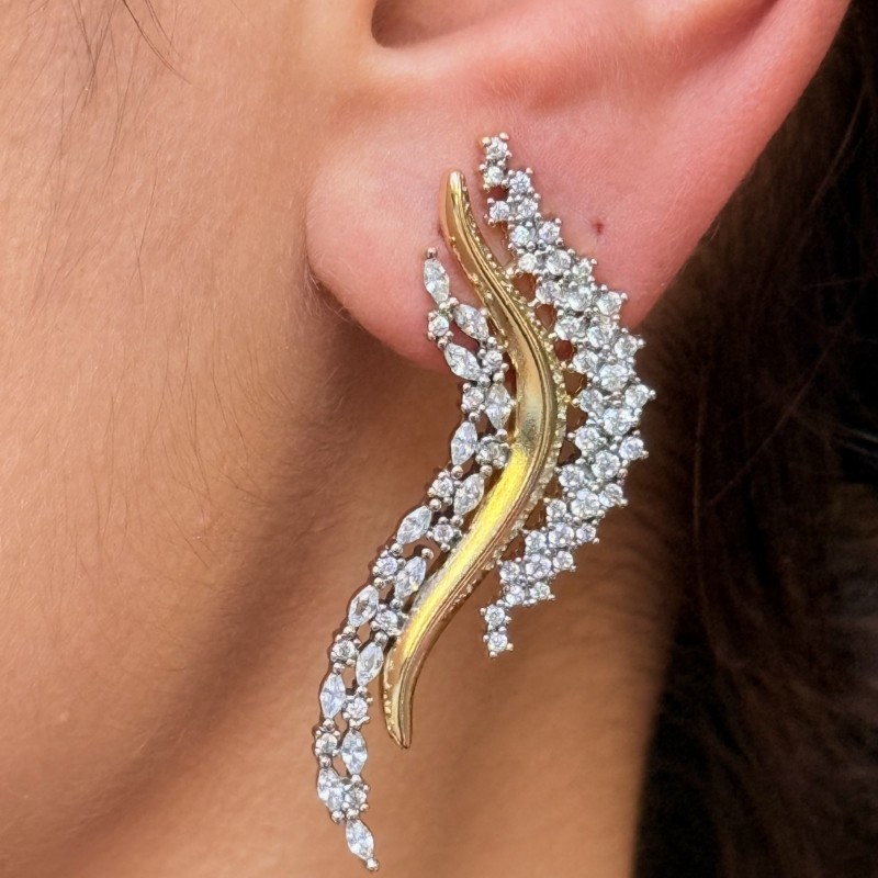 Kristal Dalga Küpe resmi