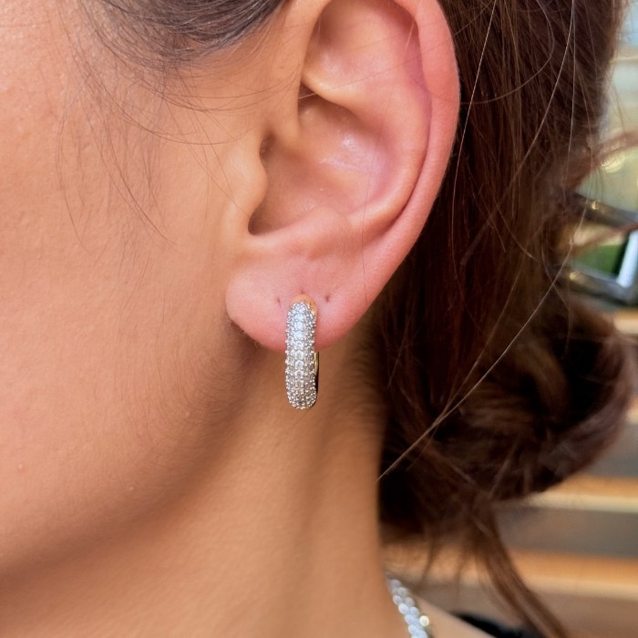 Işıltılı Klasik Küpe resmi