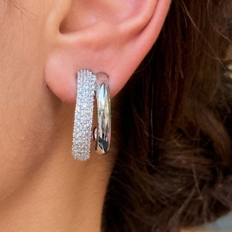 İkili Halka Küpe resmi