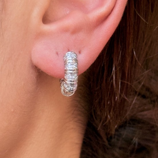 Katmanlı Halka Küpe resmi