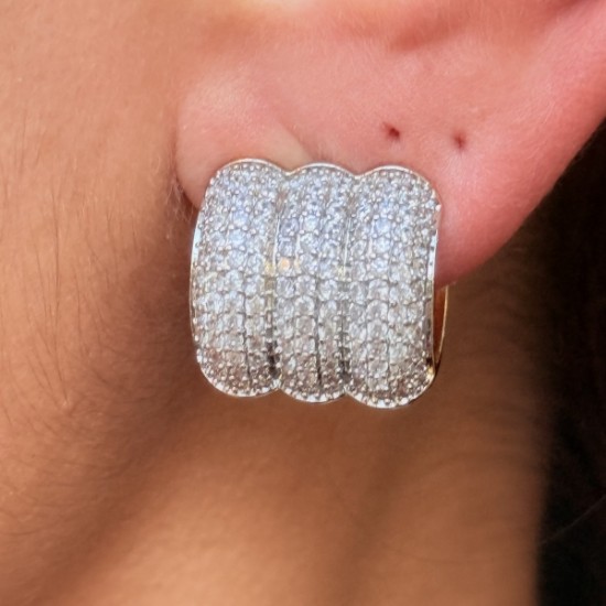 Bombeli Taşlı Küpe resmi