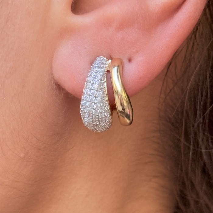 İkili Formlu Küpe resmi