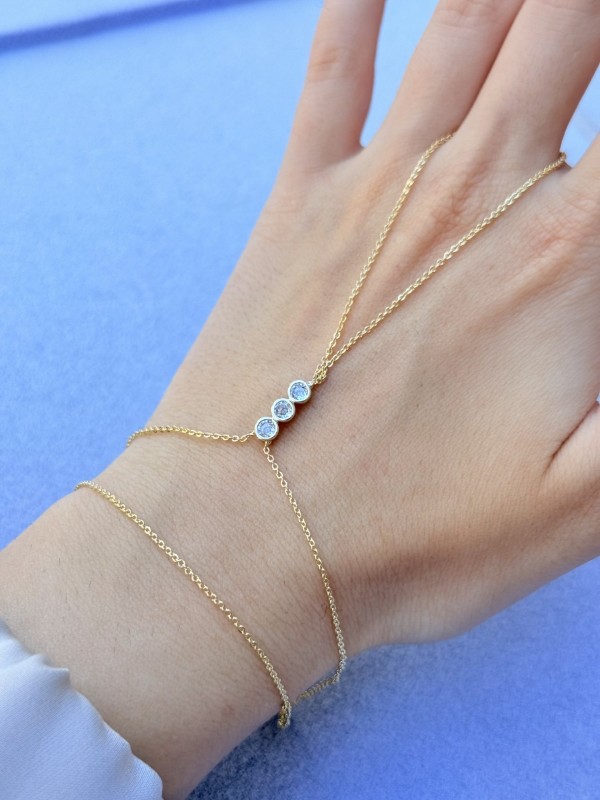 Üç Taşlı Altın Şahmeran resmi