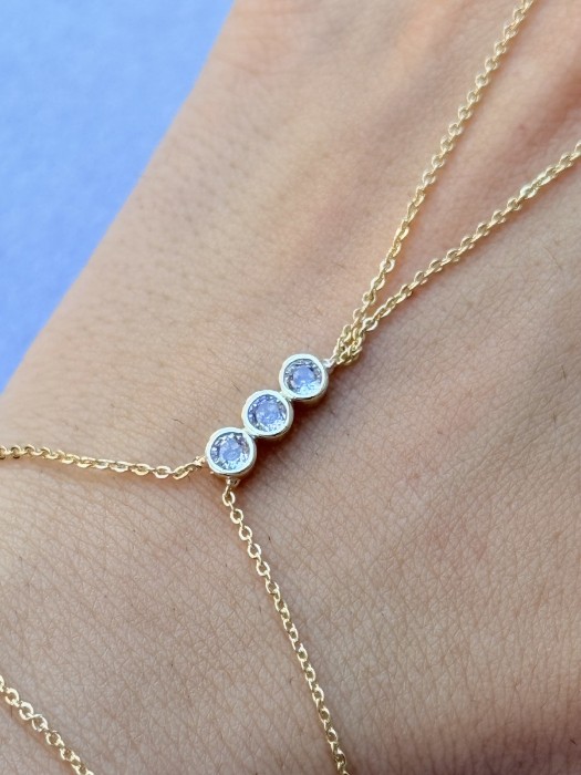 Üç Taşlı Altın Şahmeran resmi