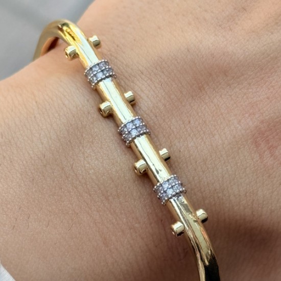 Taş Sıralı Altın Bileklik resmi