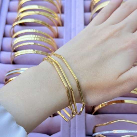 Geometrik Köşeli Ajda Bileklik resmi