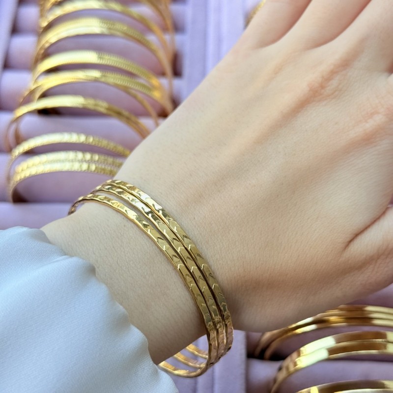 Çekiç Dokulu Ajda Bileklik resmi