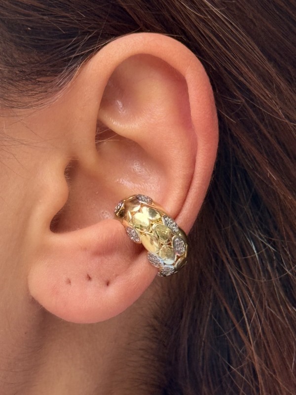 Çok Yönlü Şıklık: Gold & Gümüş Kıkırdak resmi