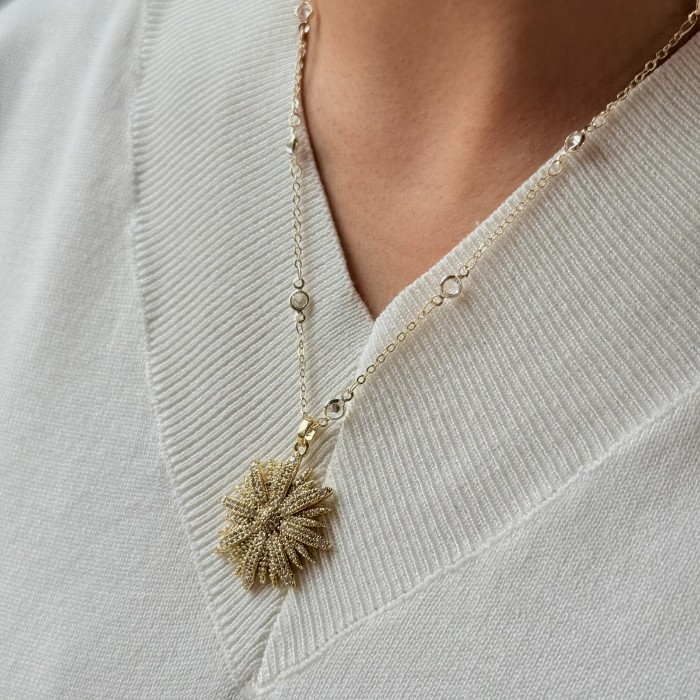 Güneş Motifli Kolye resmi