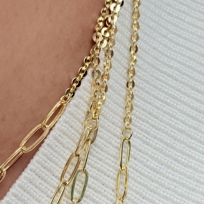 Nazar Boncuğu ve Figürlü Katmanlı Kolye resmi