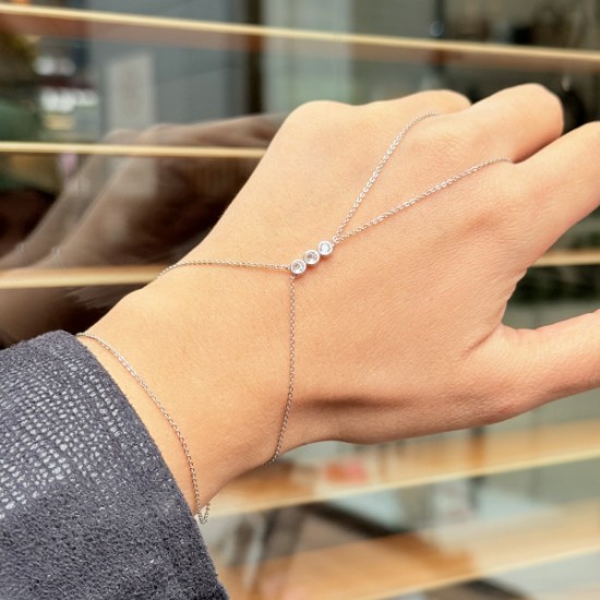 Üç Taşlı Şahmeran (Gümüş) resmi