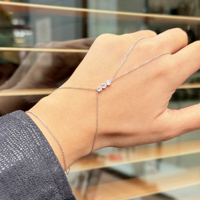 Üç Taşlı Şahmeran (Gümüş) resmi