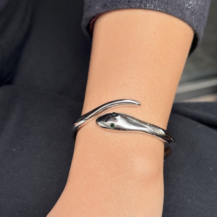 Gümüş Yılan Bileklik resmi