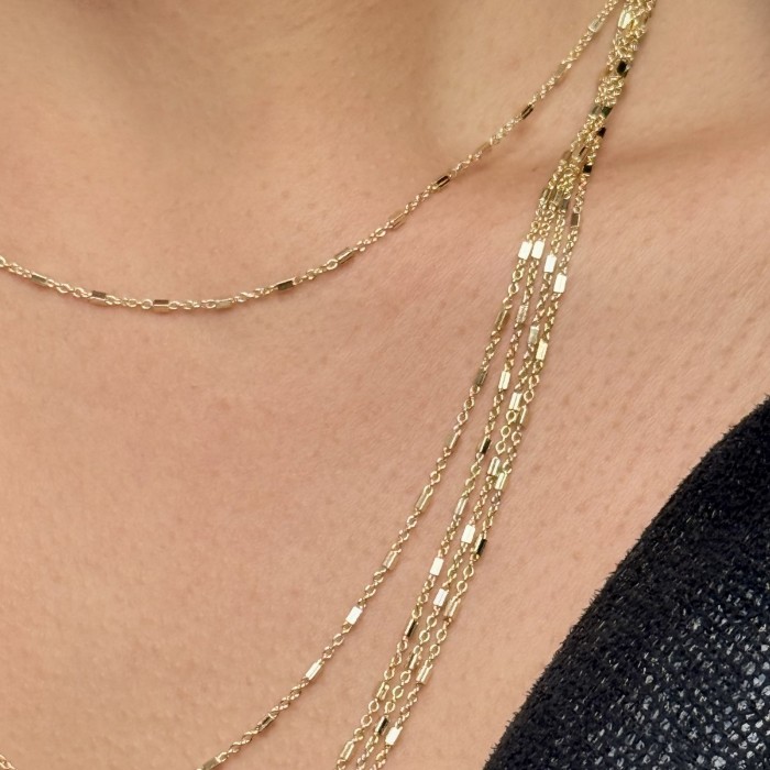 Boncuklu Katman Kolye resmi