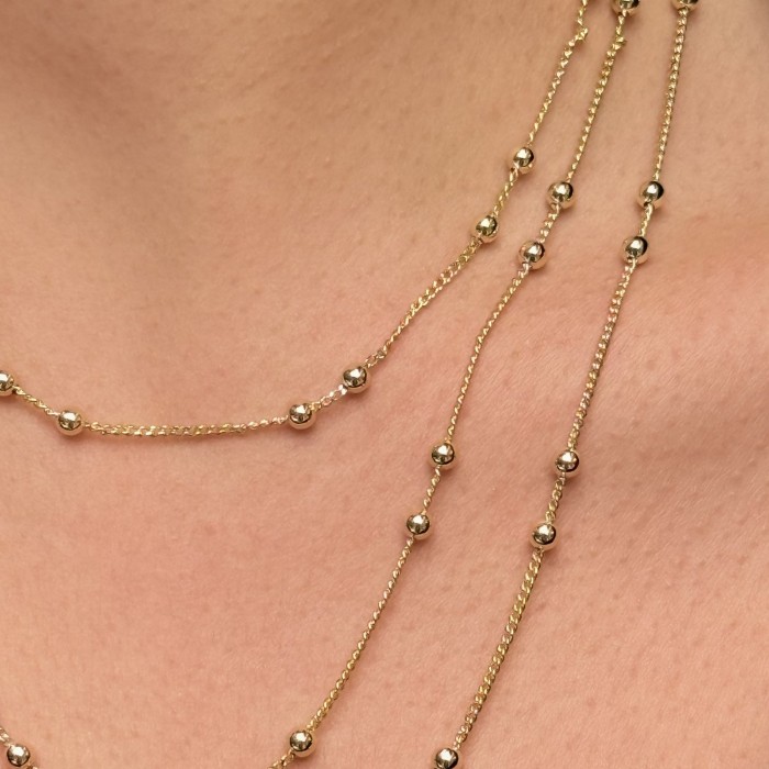 Altın-Damla Kolye resmi