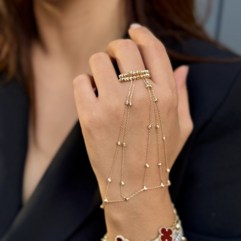 Zincir Damlalı Şahmeran (Gold) resmi