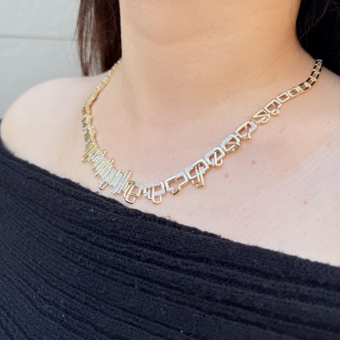 Impact Geometrik Detay Kolye resmi