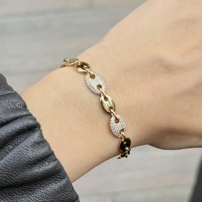 Twinkle Pavé Oval Plakalı Bileklik resmi