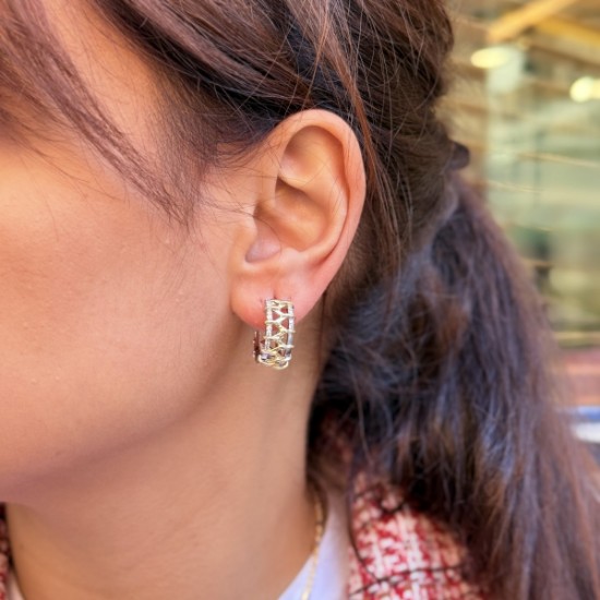 Sphere Charm Küpe resmi