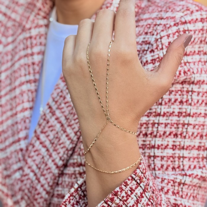 Geometrik Zincir Şahmeran (Minimal) resmi