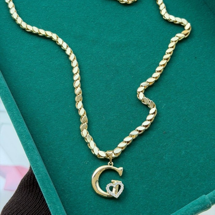 G Harfli Arpa Zincir Kolye  resmi